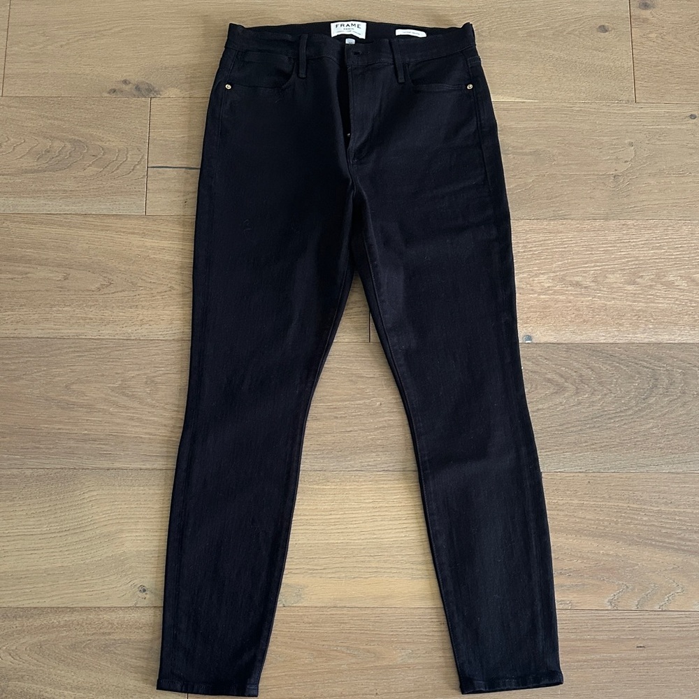 Frame Denim Black Skinny Women's Jeans